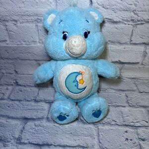 Care Bears Bedtime Bear Blue Moon Star Plush Stuffed Animal 2015 14” Tall